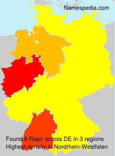 Surname Rajer in Germany Surname Rajer in Germany