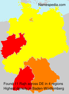 Surname Rajh in Germany Surname Rajh in Germany