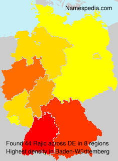 Surname Rajic in Germany Surname Rajic in Germany