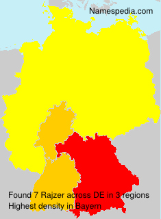 Surname Rajzer in Germany Surname Rajzer in Germany