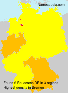 Surname Ral in Germany Surname Ral in Germany
