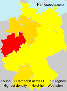Surname Ramhorst in Germany Surname Ramhorst in Germany