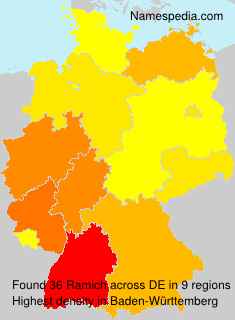Surname Ramich in Germany Surname Ramich in Germany