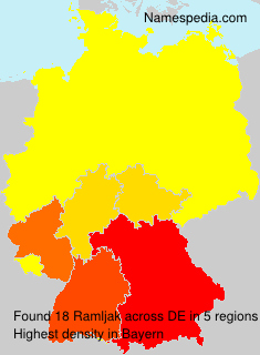 Surname Ramljak in Germany Surname Ramljak in Germany
