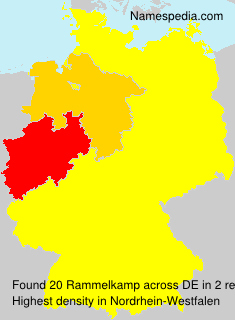 Surname Rammelkamp in Germany Surname Rammelkamp in Germany
