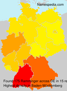 Surname Ramminger in Germany Surname Ramminger in Germany