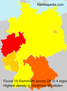 Surname Rammrath in Germany Surname Rammrath in Germany