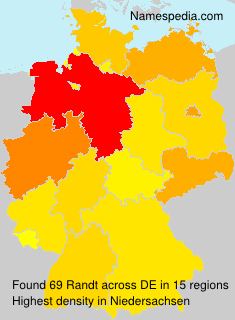 Surname Randt in Germany Surname Randt in Germany
