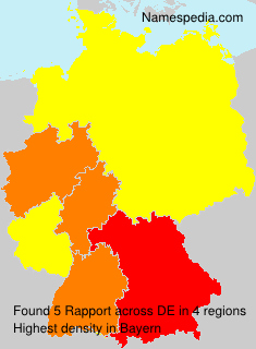 Surname Rapport in Germany Surname Rapport in Germany