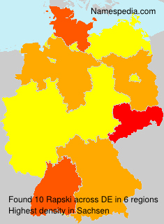 Surname Rapski in Germany Surname Rapski in Germany
