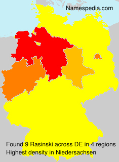 Surname Rasinski in Germany Surname Rasinski in Germany