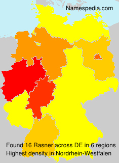 Surname Rasner in Germany Surname Rasner in Germany