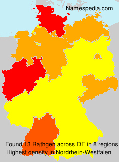 Surname Rathgen in Germany Surname Rathgen in Germany