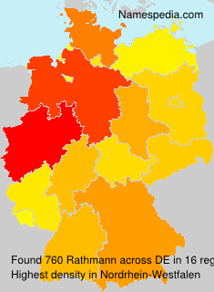 Surname Rathmann in Germany Surname Rathmann in Germany