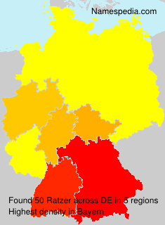 Surname Ratzer in Germany Surname Ratzer in Germany