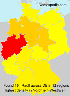 Surname Raulf in Germany Surname Raulf in Germany