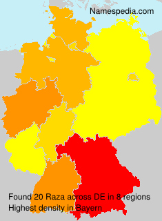 Surname Raza in Germany Surname Raza in Germany