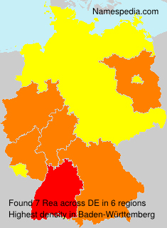 Surname Rea in Germany Surname Rea in Germany
