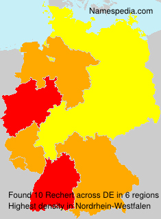 Surname Rechert in Germany Surname Rechert in Germany