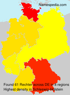 Surname Rechter in Germany Surname Rechter in Germany