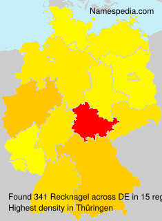 Surname Recknagel in Germany Surname Recknagel in Germany