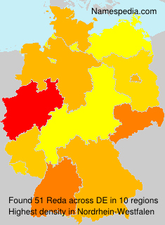 Surname Reda in Germany Surname Reda in Germany