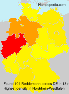Surname Reddemann in Germany Surname Reddemann in Germany