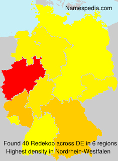 Surname Redekop in Germany Surname Redekop in Germany