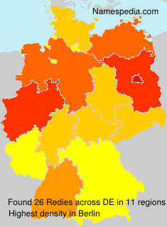 Surname Redies in Germany Surname Redies in Germany