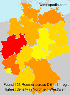 Surname Redmer in Germany Surname Redmer in Germany