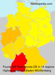 Surname Rees in Germany Surname Rees in Germany