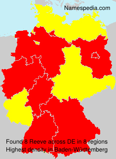 Surname Reeve in Germany Surname Reeve in Germany