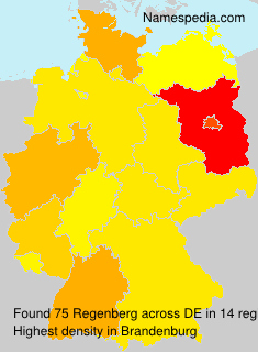 Surname Regenberg in Germany Surname Regenberg in Germany