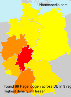Surname Regenbogen in Germany Surname Regenbogen in Germany