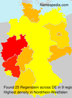 Surname Regenstein in Germany Surname Regenstein in Germany
