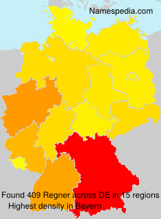 Surname Regner in Germany Surname Regner in Germany