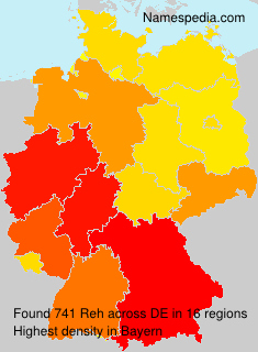 Surname Reh in Germany Surname Reh in Germany