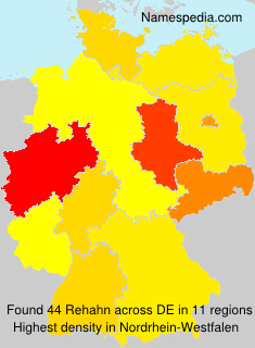 Surname Rehahn in Germany Surname Rehahn in Germany