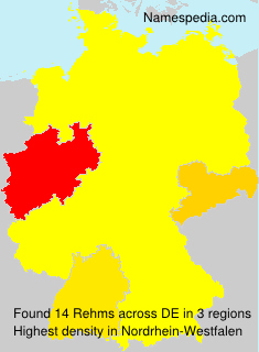 Surname Rehms in Germany Surname Rehms in Germany