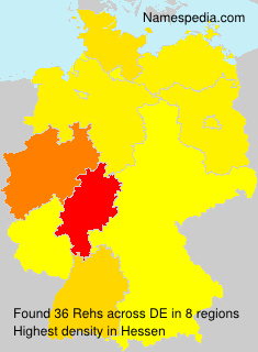 Surname Rehs in Germany Surname Rehs in Germany