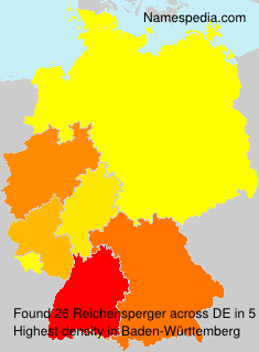 Surname Reichensperger in Germany Surname Reichensperger in Germany