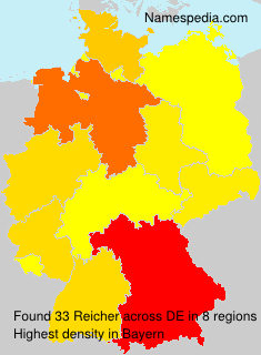 Surname Reicher in Germany Surname Reicher in Germany
