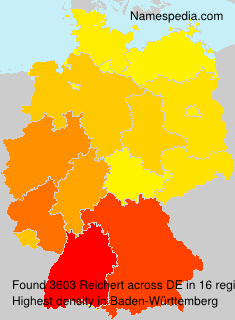 Surname Reichert in Germany Surname Reichert in Germany