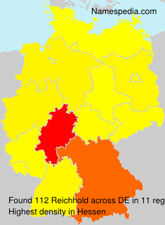 Surname Reichhold in Germany Surname Reichhold in Germany