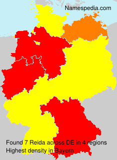 Surname Reida in Germany Surname Reida in Germany