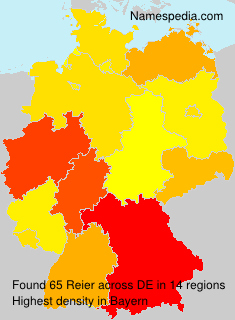 Surname Reier in Germany Surname Reier in Germany