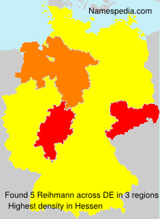 Surname Reihmann in Germany Surname Reihmann in Germany
