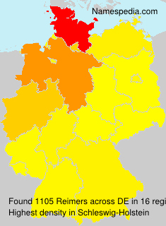 Surname Reimers in Germany Surname Reimers in Germany
