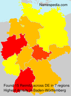 Surname Reimitz in Germany Surname Reimitz in Germany