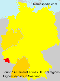 Surname Reinardt in Germany Surname Reinardt in Germany